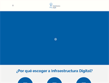 Tablet Screenshot of infraestructuradigital.com